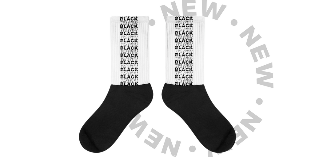 BLACK WHOLENESS COLLECTIVE SOCKS